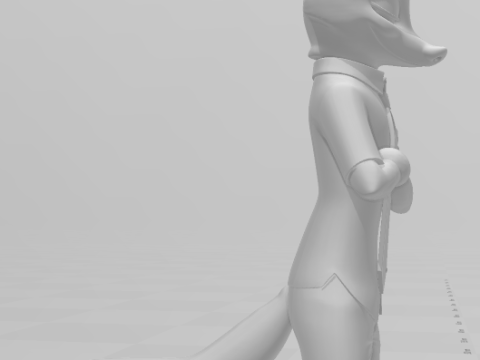 Bonecos 3D 风格漫画动漫尼克 Zootopia 风格 caricato 3D 打印模型