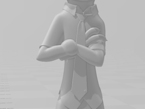 Bonecos 3D 风格漫画动漫尼克 Zootopia 风格 caricato 3D 打印模型