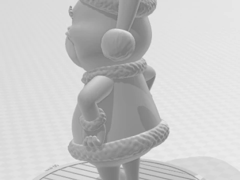 Bonecos 3d style manga anime grinch natal style caricato 3D Print Model
