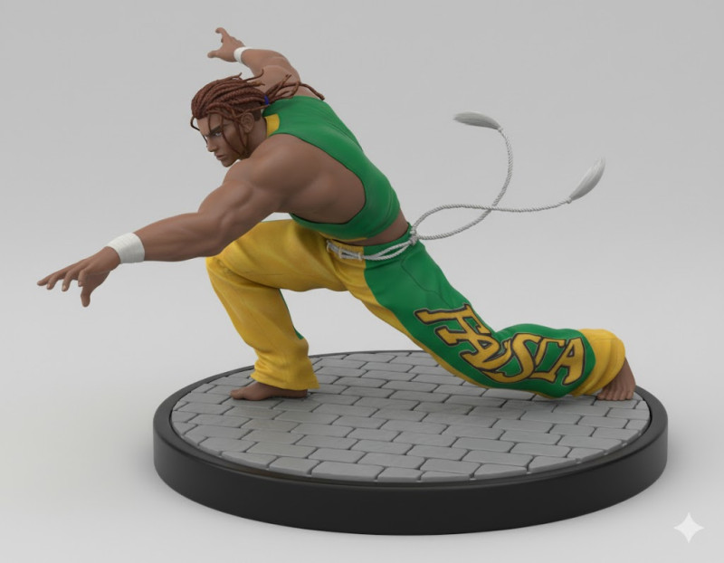 Bonecos 3d style manga anime eddy tekken style caricato 3D Print Model .c4d .max .obj .3ds .fbx .stl .blend 