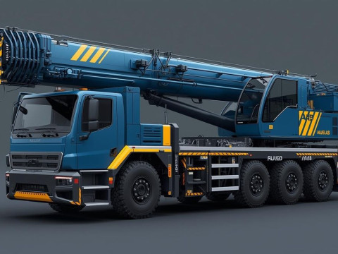 Bonecos 3d styl manga anime samochód pickup carro żuraw guindaste styl caricato Model do druku 3D