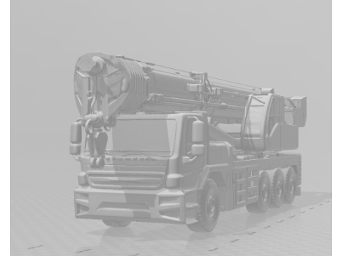 बोनकोस 3डी स्टाइल मंगा एनीमे कार पिकअप कैरो क्रेन गिंडास्ट स्टाइल कैरिकाटो 3D प्रिंट मॉडल