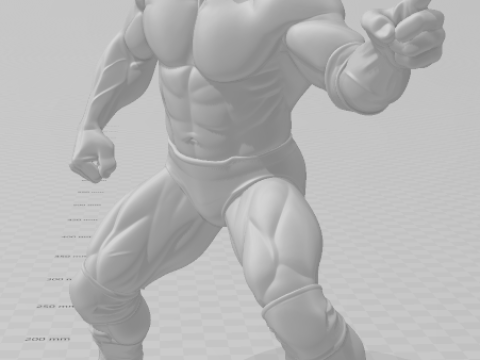 Bonecos 3d стиль манга аниме мужчины рок стиль карикато 3D Принт Модель