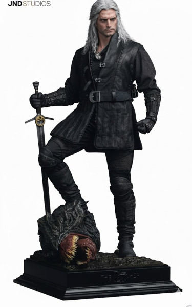 Bonecos 3d stil manga anime Geralt Rivia the Witcher tarzı karikatür 3D Baskı Modeli .c4d .max .obj .3ds .fbx .stl .blend 