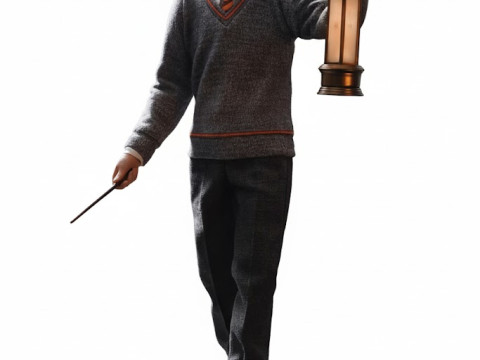 Bonecos estilo 3d mangá anime estilo harry potter caricato Modelo de Impressão 3D