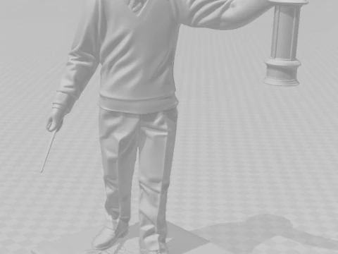 Bonecos 3d style manga anime harry potter style caricato 3D Print Model