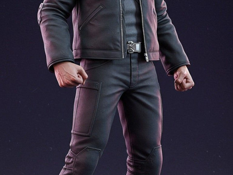 Bonecos estilo 3d mangá anime keanu reeves john wick estilo caricato Modelo de Impressão 3D