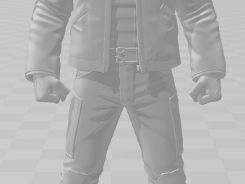 Bonecos 3d стиль манга аніме кіану рівз джон вік стиль карикато 3D Принт Модель