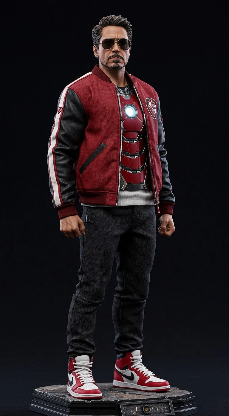 Bonecos 3d style manga anime tony stark ironman style caricato 3D Print Model .c4d .max .obj .3ds .fbx .stl .blend
