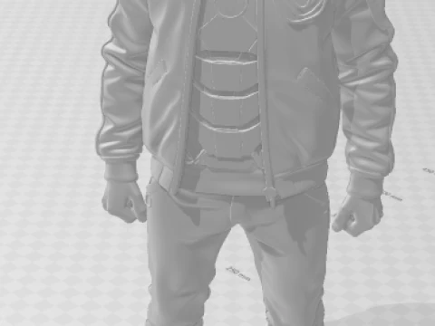 Bonecos 3d style manga anime tony stark ironman style caricato 3D Print Model
