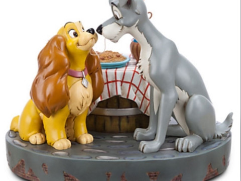 Bonecos estilo 3d mangá anime lady e tramp dama e vagabundo estilo caricato Modelo de Impressão 3D