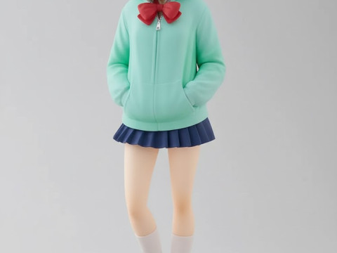 Bonecos estilo 3d manga anime momo dandadan mulheres estilo loli caricato Modelo de Impressão 3D