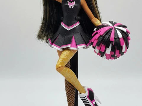 Bonecos 3d style manga anime cleo monster high women lolli style caricato 3D Print Model