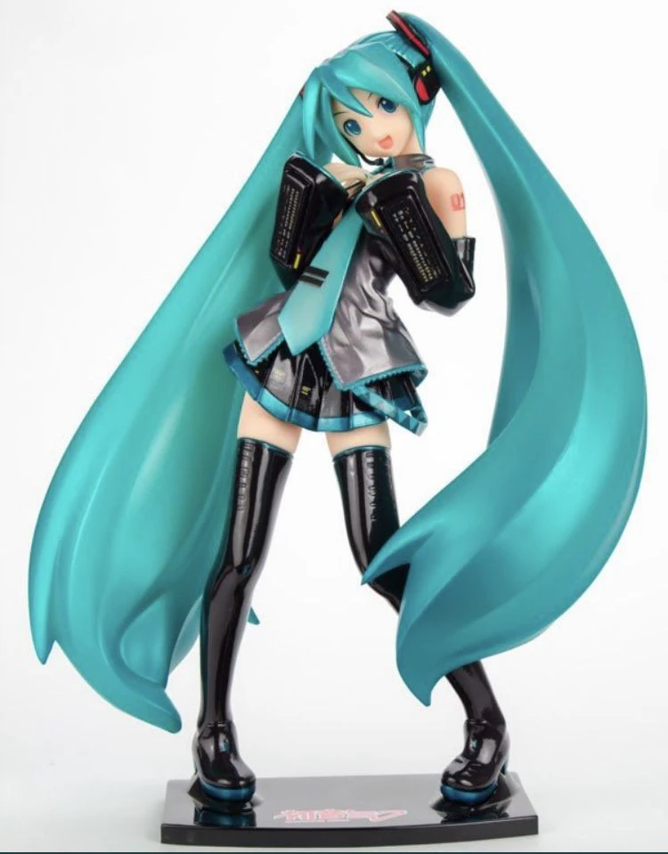 Bonecos 3d style manga anime women hatsune miku lolli style caricato 3D Print Model .c4d .max .obj .3ds .fbx .stl .blend