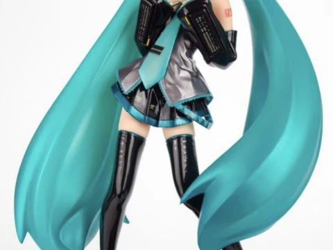 Bonecos 3d style manga anime women hatsune miku lolli style caricato 3D Print Model