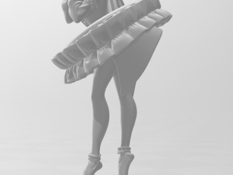 Bonecos gaya 3d manga anime wanita hatsune miku lolli gaya caricato Model Cetak 3D