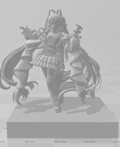 Bonecos 3d スタイル マンガ アニメ 女性 初音ミク ロリ スタイル カリカート 3Dプリントモデル .c4d .max .obj .3ds .fbx .stl .blend 