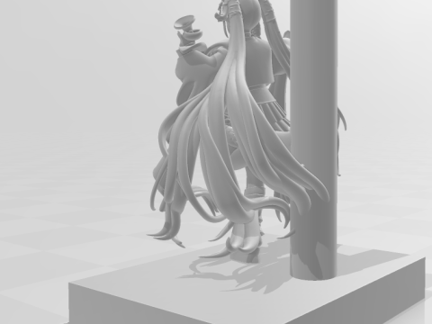 Bonecos 3d スタイル マンガ アニメ 女性 初音ミク ロリ スタイル カリカート 3Dプリントモデル