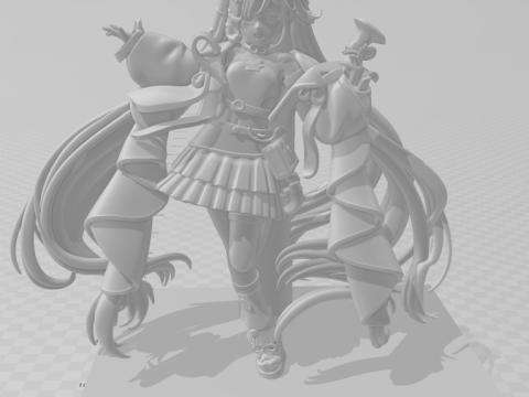 Bonecos 3d スタイル マンガ アニメ 女性 初音ミク ロリ スタイル カリカート 3Dプリントモデル