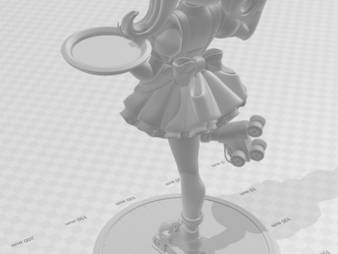 Bonecos 3d стиль манга аніме жінки хацуне міку лоллі стиль карикато 3D Принт Модель