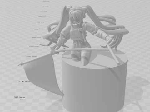 Bonecos 3d 스타일 만화 애니메이션 여성 하츠네 미쿠 롤리 스타일 카리카토 3D 프린트 모델