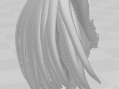 Bonecos 3d style manga anime women kanade lolli style caricato 3D Print Model