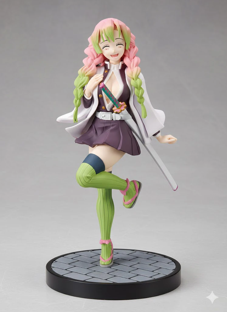 Bonecos 3d style manga anime women mitsuri lolli style caricato 3D Print Model .c4d .max .obj .3ds .fbx .stl .blend 