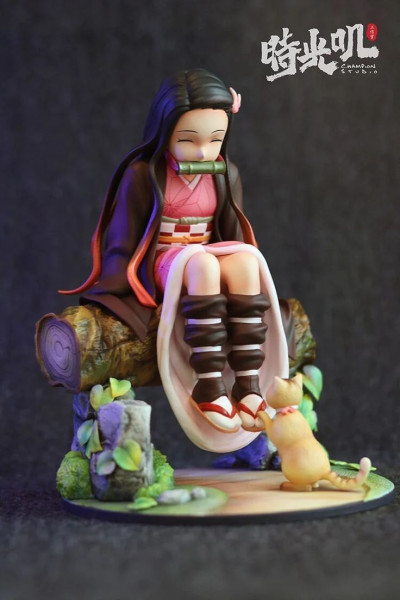 बोनकोस 3डी स्टाइल मंगा एनीमे महिला नेज़ुको लॉली स्टाइल कैरिकैटो 3D प्रिंट मॉडल .c4d .max .obj .3ds .fbx .stl .blend 