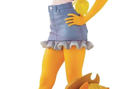 Bonecos 3d style manga anime women my litle poney aplejack lolli style caricato 3D Print Model