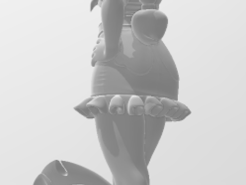 बोनकोस 3डी स्टाइल मंगा एनीमे वुमन माई लिटिल पोनी एप्पलजैक लोली स्टाइल कैरिकैटो 3D प्रिंट मॉडल