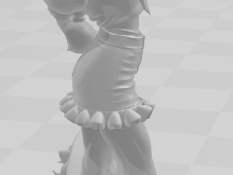 Bonecos 3d style manga anime women my litle poney aplejack lolli style caricato 3D Print Model