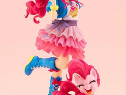 Bonecos 3d style manga anime women my litle poney pinkpie lolli style caricato 3D Print Model