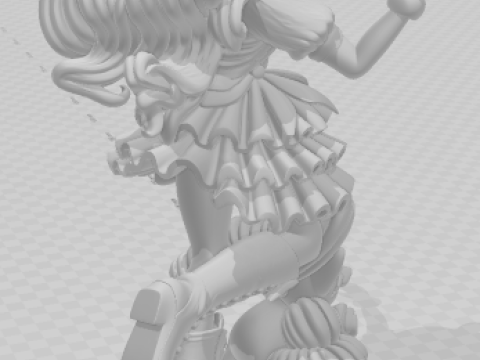 Bonecos 3D-Stil Manga Anime Frauen mein kleines Pony Pinkie Loli Stil Caricato 3D Druckmodell