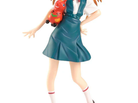 Bonecos gaya 3d manga anime wanita asuka lolli gaya karicato Model Cetak 3D