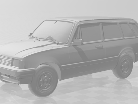 Bonecos 3D 风格漫画动漫汽车旅行车风格 caricato 3D 打印模型