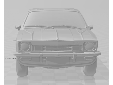 Bonecos estilo 3d mangá anime carro estilo sedan caricato Modelo de Impressão 3D