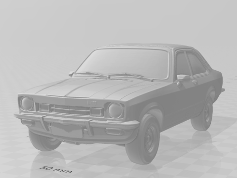 Bonecos estilo 3d mangá anime carro estilo sedan caricato Modelo de Impressão 3D