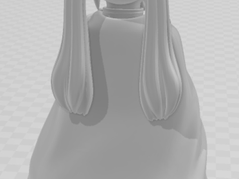 Bonecos 3D 风格漫画动漫 Shinobu kocho 风格 caricato 3D 打印模型