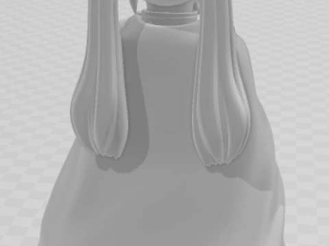 Bonecos 3d style manga anime shinobu kocho style caricato 3D Print Model