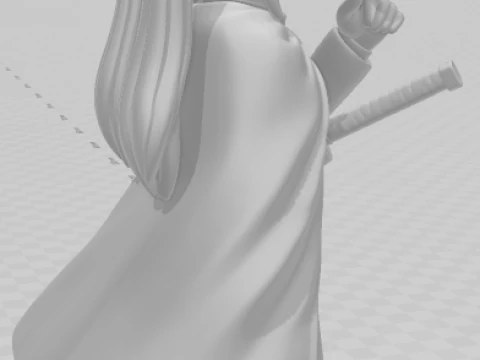 Bonecos 3d style manga anime shinobu kocho style caricato 3D Print Model