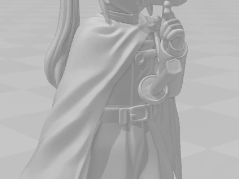 Bonecos 3d style manga anime shinobu kocho style caricato 3D Print Model