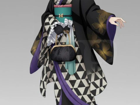 Bonecos 3d style manga anime shinobu kocho style caricato 3D Print Model