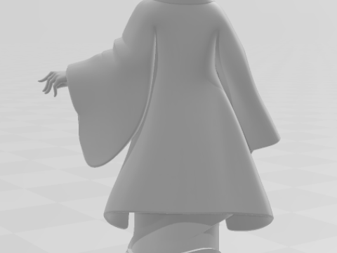 Bonecos 3D 风格漫画动漫 Shinobu kocho 风格 caricato 3D 打印模型