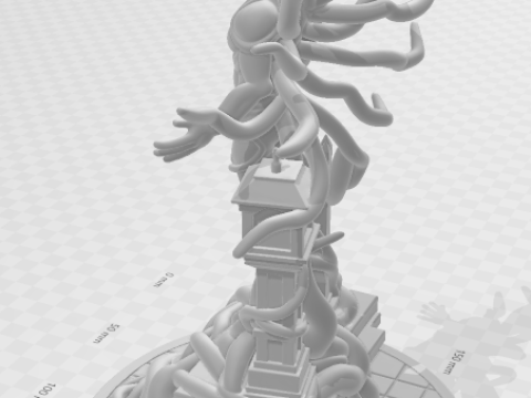 Bonecos 3D-Stil Manga Anime Stranger Things Stil Caricato 3D Druckmodell