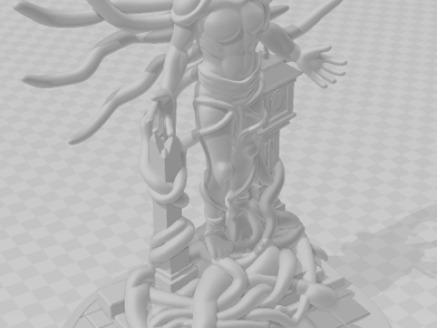 Bonecos 3D-Stil Manga Anime Stranger Things Stil Caricato 3D Druckmodell