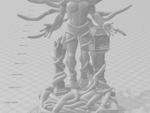 Bonecos 3D-Stil Manga Anime Stranger Things Stil Caricato 3D Druckmodell