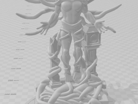 Bonecos 3d style manga anime stranger things style caricato 3D Print Model