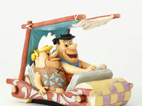 Bonecos gaya 3d manga anime mobil flinstone gaya karicato Model Cetak 3D