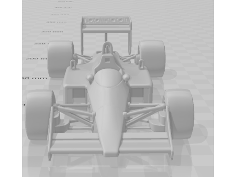 Bonecos 3d tarzı manga anime araba F1 tarzı karikatür 3D Baskı Modeli