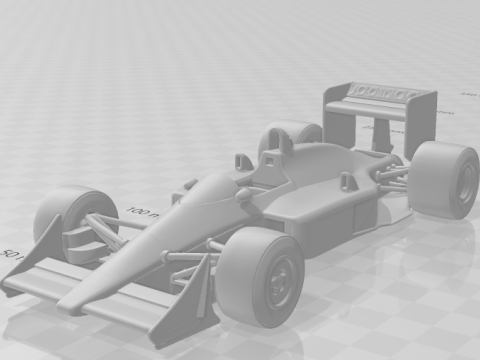 Bonecos 3d tarzı manga anime araba F1 tarzı karikatür 3D Baskı Modeli